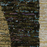 5' X 7' Blue and Beige Geometric Power Loom Area Rug - Homeroots - Flyclothing LLC