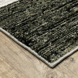 9' X 12' Gray and Ivory Geometric Power Loom Area Rug - Homeroots - Flyclothing LLC