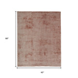 4' X 6' Pink Shag Tufted Handmade Area Rug - Homeroots - Flyclothing LLC