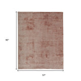 5' X 8' Pink Shag Tufted Handmade Area Rug - Homeroots - Flyclothing LLC