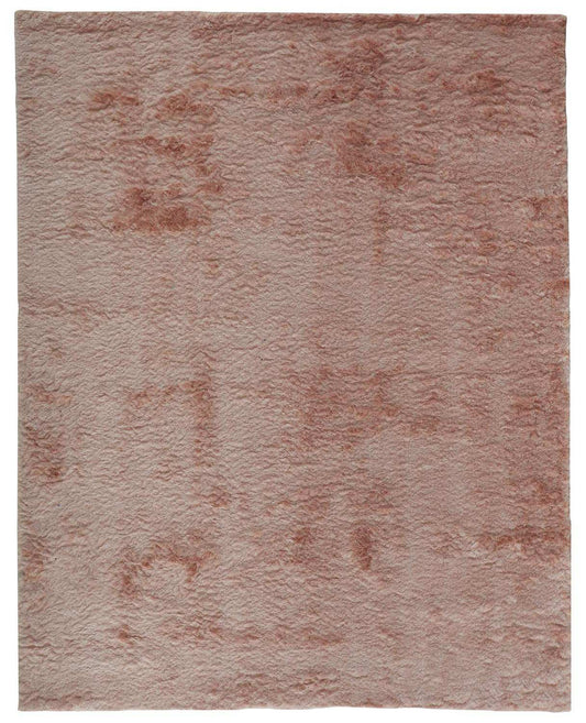 8' X 10' Pink Shag Tufted Handmade Area Rug - Homeroots - Flyclothing LLC