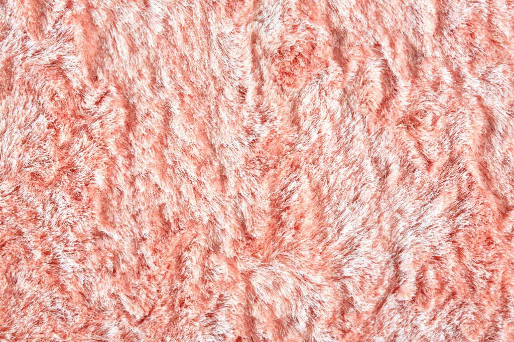 10' Pink Round Shag Tufted Handmade Area Rug - Homeroots - Flyclothing LLC