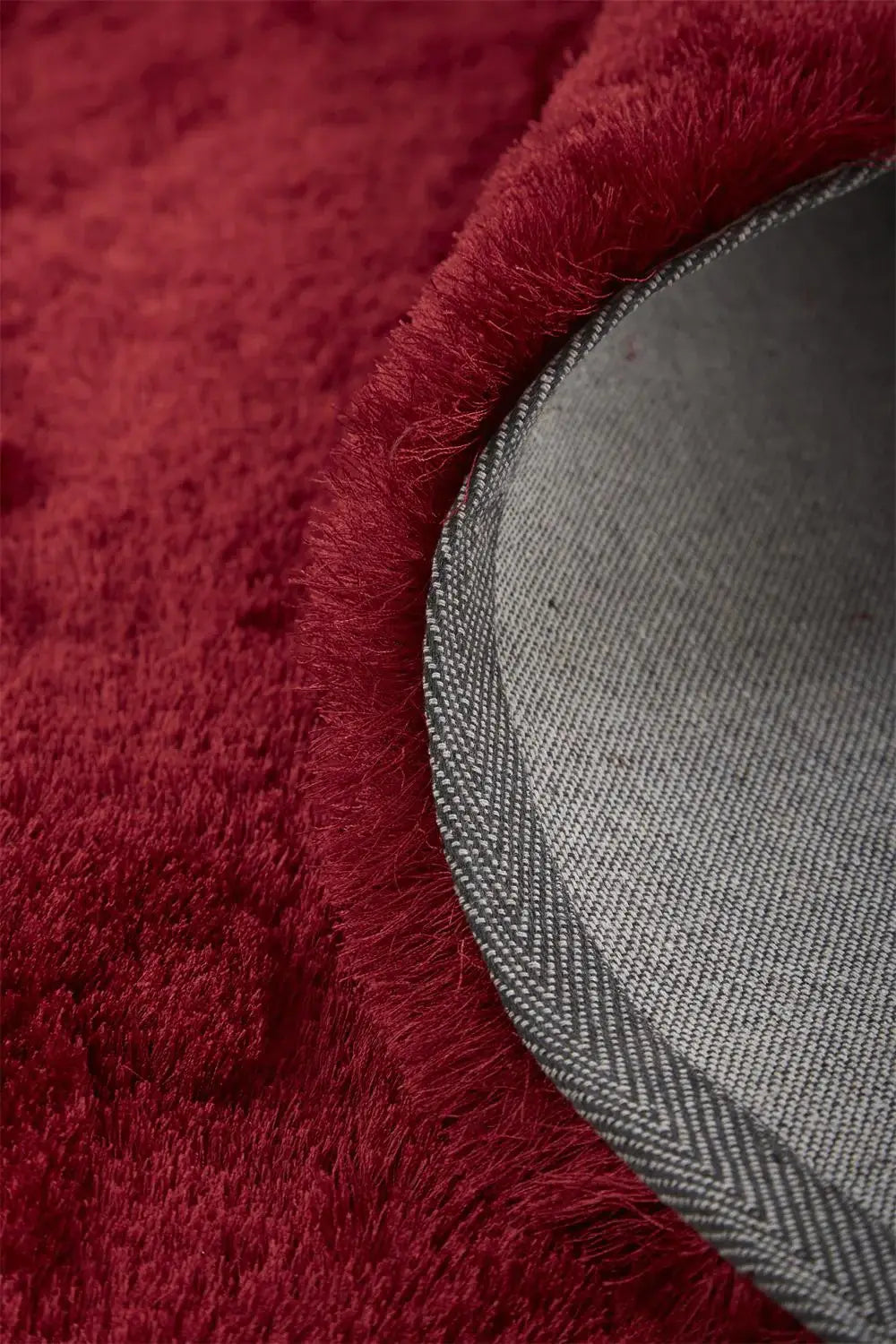 5' X 8' Red And Purple Shag Tufted Handmade Area Rug - Homeroots - Flyclothing LLC