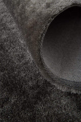 2' X 3' Gray And Black Shag Tufted Handmade Area Rug - Homeroots - Flyclothing LLC