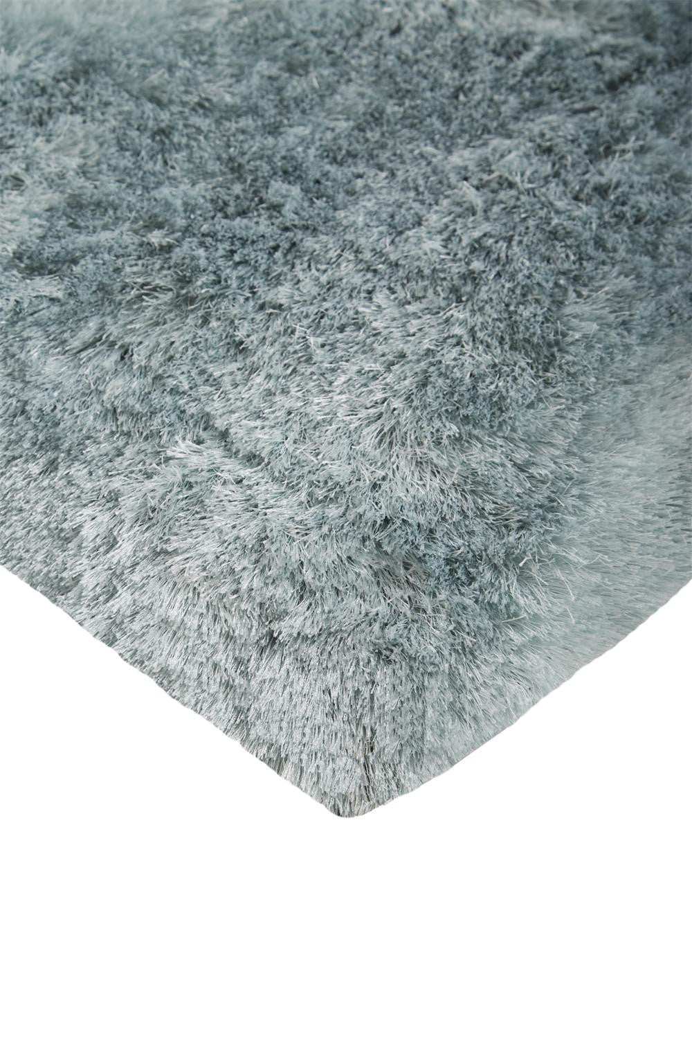 2' X 3' Blue And Silver Shag Tufted Handmade Area Rug - Homeroots - Flyclothing LLC