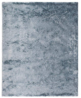 4' X 6' Blue And Silver Shag Tufted Handmade Area Rug - Homeroots - Flyclothing LLC