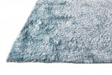 5' X 8' Blue And Silver Shag Tufted Handmade Area Rug - Homeroots - Flyclothing LLC