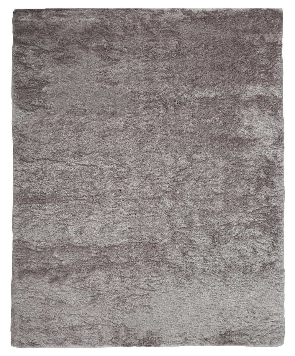 5' X 8' Gray And Silver Shag Handmade Area Rug - Homeroots - Flyclothing LLC
