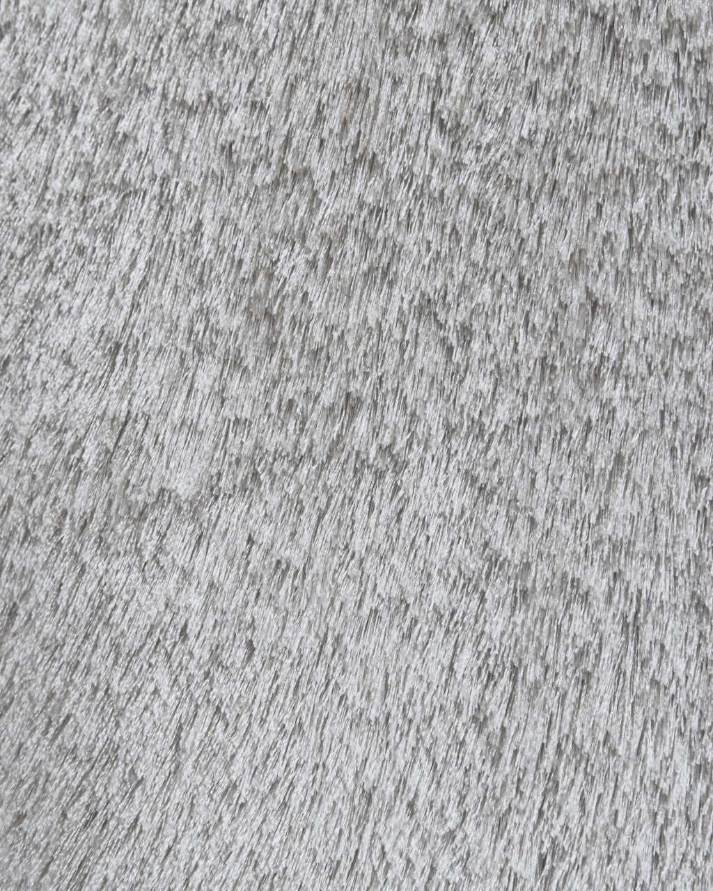 10' Gray And Silver Round Shag Tufted Handmade Area Rug - Homeroots - Flyclothing LLC