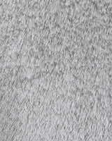 10' Gray And Silver Round Shag Tufted Handmade Area Rug - Homeroots - Flyclothing LLC