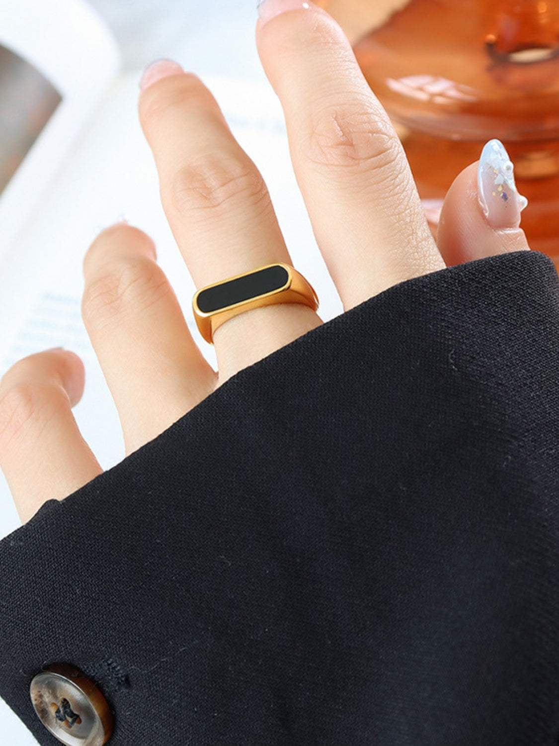 Titanium Steel Oil Drip Ring - Trendsi - Flyclothing LLC