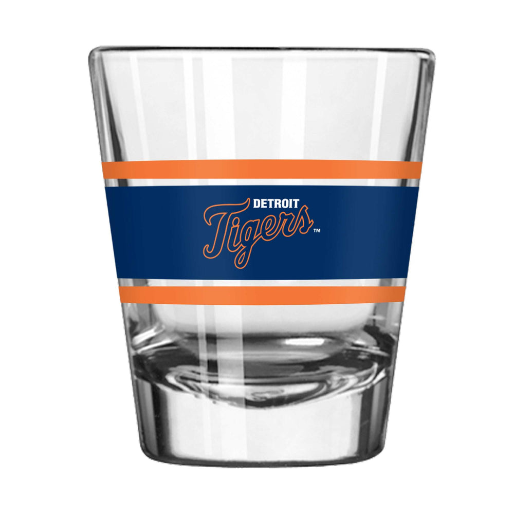 Detroit Tigers 2oz Stripe Shot Glass - Logo Brands - Flyclothing LLC