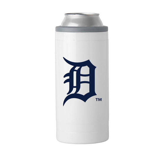 Detroit Tigers Letterman 12 oz Slim Can Coolie - Logo Brands - Flyclothing LLC