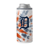 Detroit Tigers 12oz Tie Dye Slim Can Coolie - Logo Brands - Flyclothing LLC