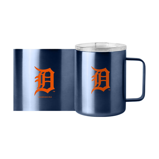 Detroit Tigers Navy 15oz Stainless Mug - Logo Brands - Flyclothing LLC