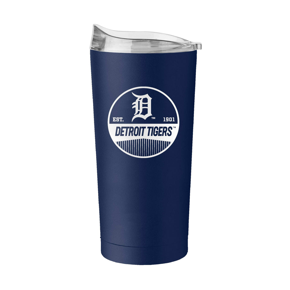 Detroit Tigers 20oz Badge Powder Coat Tumbler - Logo Brands - Flyclothing LLC
