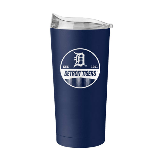 Detroit Tigers 20oz Badge Powder Coat Tumbler - Logo Brands - Flyclothing LLC