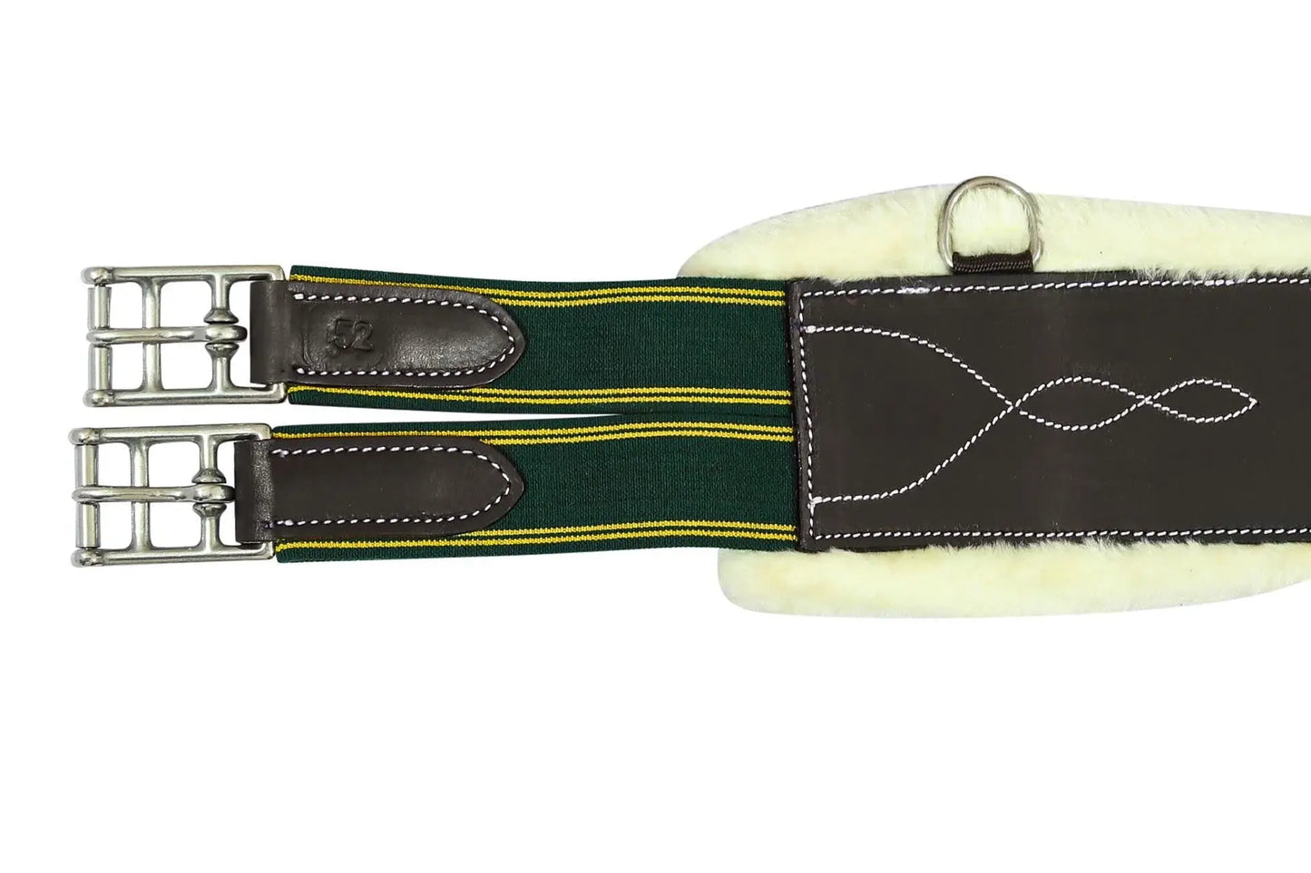 Henri de Rivel Anatomic Jumping Belly Guard Girth with Sherpa Fleece - Breeches.com - Flyclothing LLC