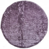 8' Purple Round Shag Tufted Handmade Area Rug - Homeroots - Flyclothing LLC