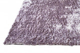 8' Purple Round Shag Tufted Handmade Area Rug - Homeroots - Flyclothing LLC