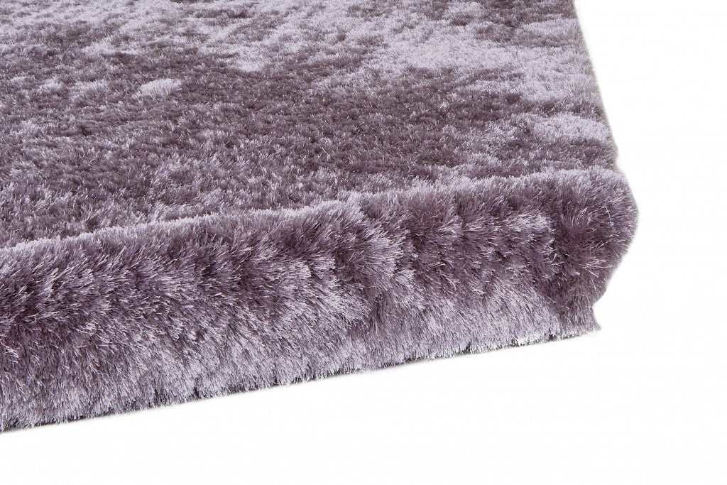 10' Purple Round Shag Tufted Handmade Area Rug - Homeroots - Flyclothing LLC