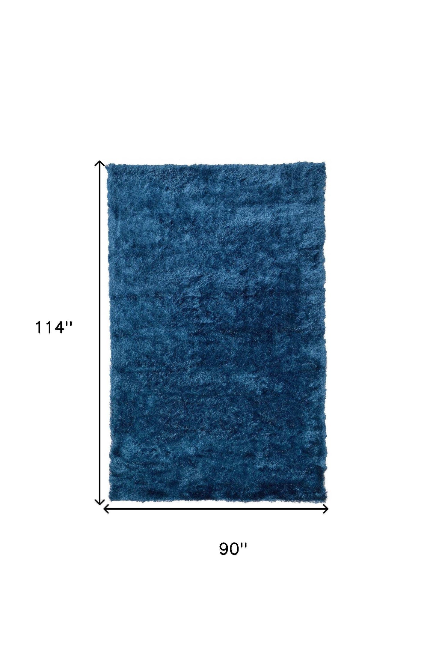 8' X 10' Blue And Green Shag Tufted Handmade Area Rug - Homeroots - Flyclothing LLC