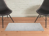 2' X 3' White Shag Tufted Handmade Area Rug