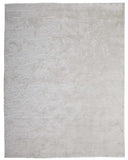 5' X 8' White Shag Tufted Handmade Area Rug - Homeroots - Flyclothing LLC