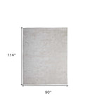 8' X 10' White Shag Tufted Handmade Area Rug - Homeroots - Flyclothing LLC