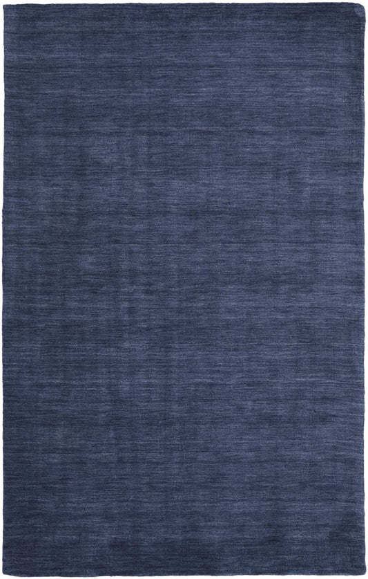5' X 8' Blue Wool Hand Woven Area Rug - Homeroots - Flyclothing LLC