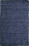 8' X 11' Blue Wool Hand Woven Area Rug - Homeroots - Flyclothing LLC