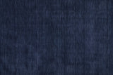 8' Blue Round Wool Hand Woven Area Rug