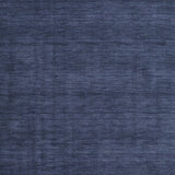 2' X 3' Blue Wool Hand Woven Area Rug