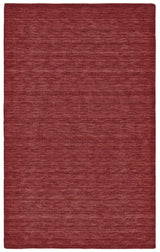 5' X 8' Red Wool Hand Woven Stain Resistant Area Rug - Homeroots - Flyclothing LLC