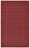 10' X 13' Red Wool Hand Woven Area Rug