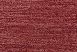 8' Red Round Wool Hand Woven Area Rug - Homeroots - Flyclothing LLC