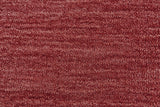 10' Red Round Wool Hand Woven Area Rug