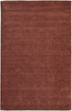 8' X 11' Orange And Red Wool Hand Woven Stain Resistant Area Rug - Homeroots - Flyclothing LLC