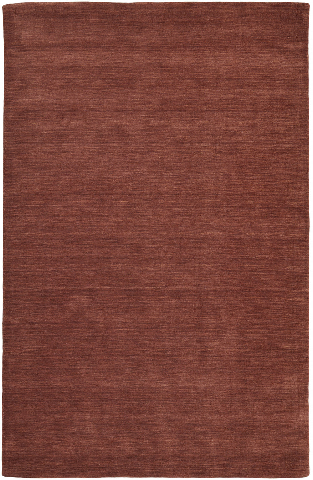 10' X 13' Orange and Red Wool Hand Woven Area Rug