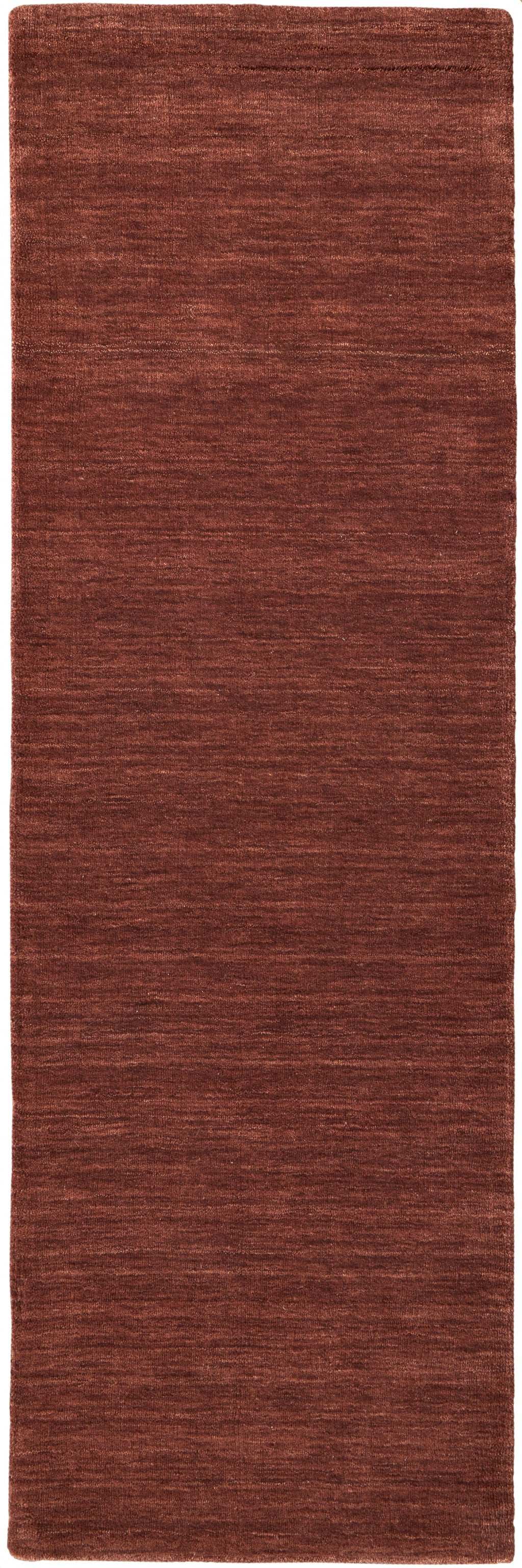 8' Orange And Red Wool Hand Woven Stain Resistant Runner Rug - Homeroots - Flyclothing LLC