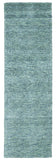 8' Runner Gray and Blue Hand Woven Runner Rug - Homeroots - Flyclothing LLC