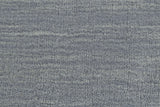 10' Blue and Gray Round Wool Hand Woven Area Rug