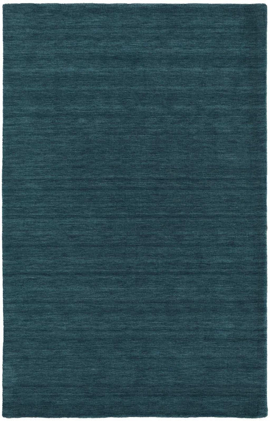 5' X 8' Blue And Green Wool Hand Woven Stain Resistant Area Rug - Homeroots - Flyclothing LLC