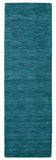 8' Runner Blue and Green Hand Woven Runner Rug - Homeroots - Flyclothing LLC