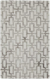 10' X 13' Ivory And Taupe Wool Geometric Tufted Handmade Area Rug