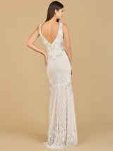 High-Neck Sleeveless Wedding Gown | 51136
