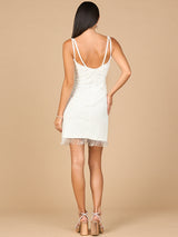 Beaded Mini with Fringe Details