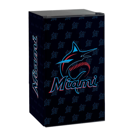 Miami Marlins Counter Top Fridge - Logo Brands - Flyclothing LLC