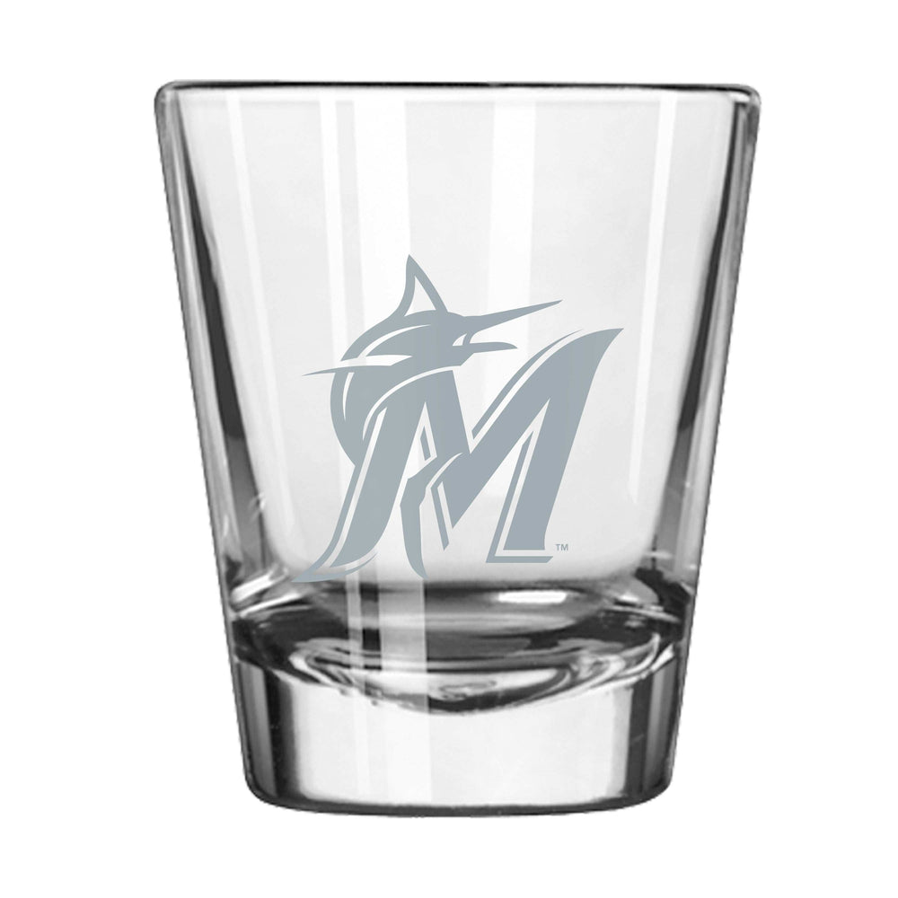 Miami Marlins 2oz Frost Shot Glass - Logo Brands - Flyclothing LLC