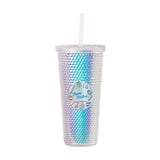 Miami Marlins 24oz Playmaker Iridescent Stud Tumbler - Logo Brands - Flyclothing LLC